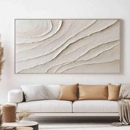 "Sands of Majestic" Premium High-Relief Horizontal 3D Texture Canvas