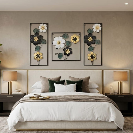 'Botanical Luxe Frame' Set Of 3 Luxury Minimalist Botanical Frame for Living Room
