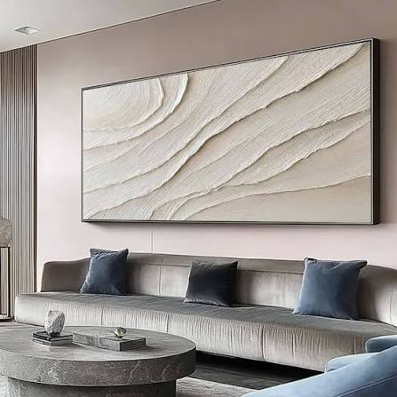 "Sands of Majestic" Premium High-Relief Horizontal 3D Texture Canvas