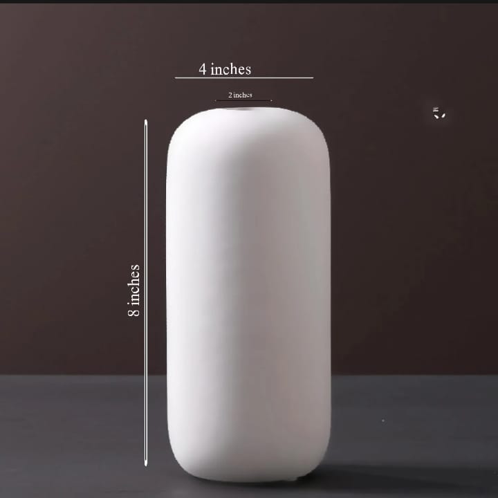 "Serene Blossom" Minimalist Ceramic Vase Trio Set