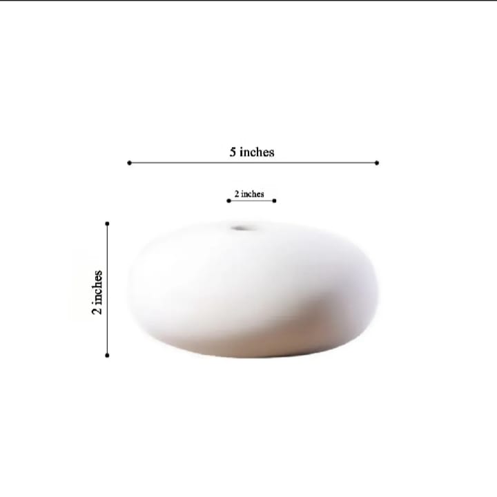 "Serene Blossom" Minimalist Ceramic Vase Trio Set